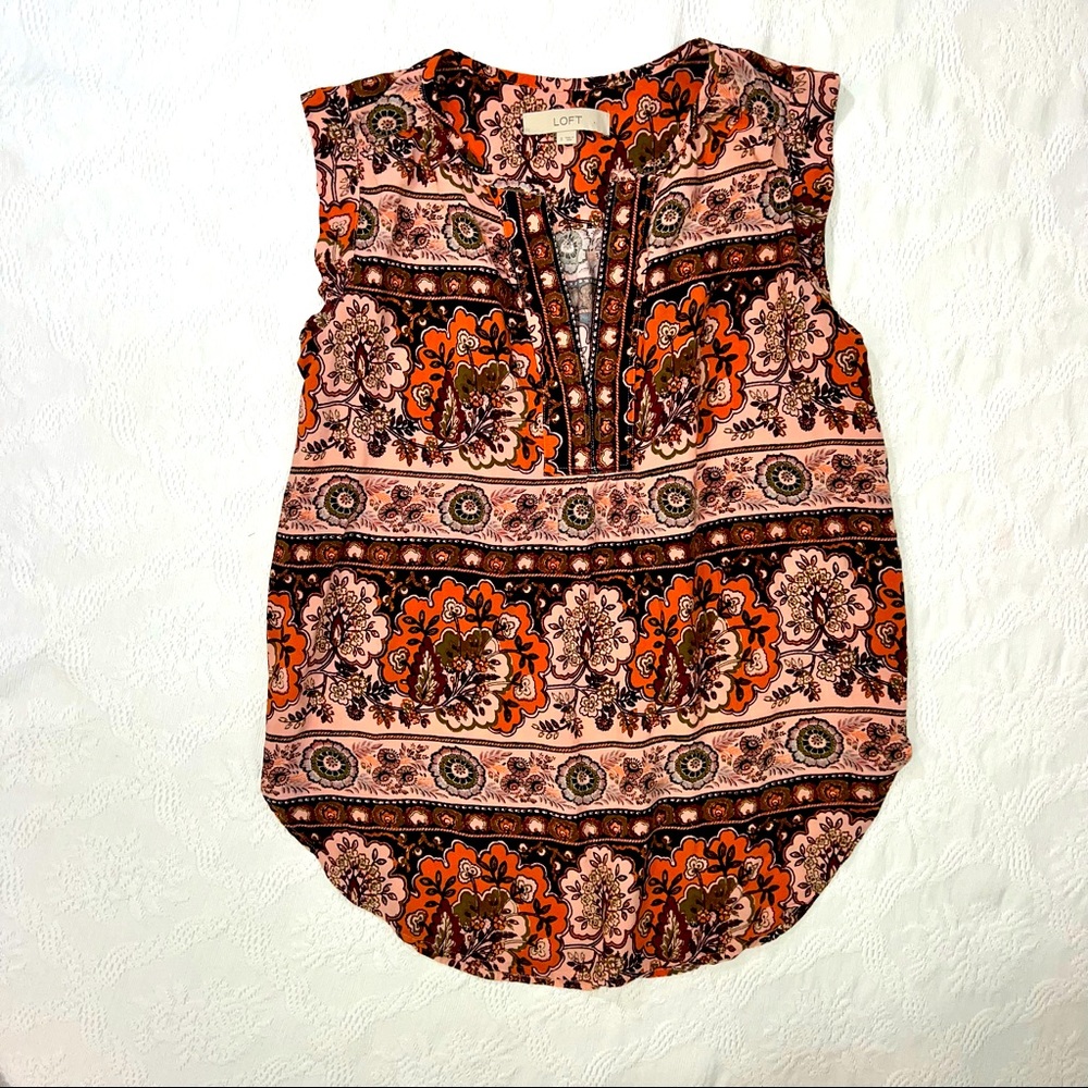LOFT rayon blouse